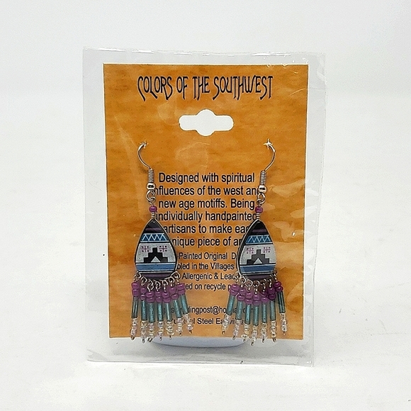 Colors Of The Southwest Pierced Earrings - Picture 1 of 5